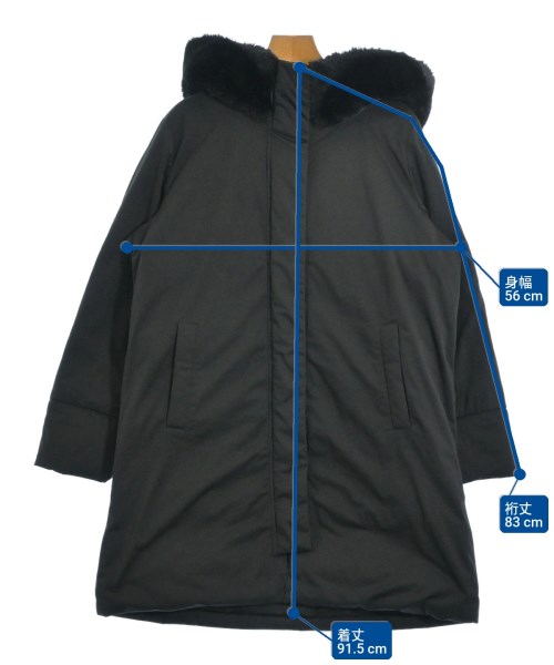 YOSOOU（ヨソオウ）コート 黒 サイズ:3(L位) レディース/2200630465011