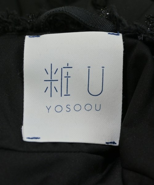 YOSOOU（ヨソオウ）ダウンジャケット/ダウンベスト 黒 サイズ:3(L位) レディース/2200613627016