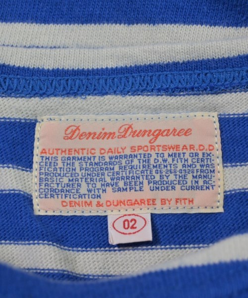 DENIM DUNGAREE（デニムアンドダンガリー）Tシャツ・カットソー 青 サイズ:02(M位) レディース/2200638724516