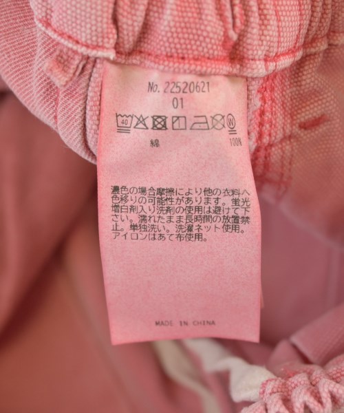 DENIM DUNGAREE（デニムアンドダンガリー）ショートパンツ ピンク サイズ:01(S位) レディース/2200702529122