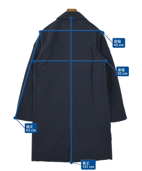Ouur（アウアー）ステンカラーコート 紺 サイズ:1(S位) メンズ/2200620413060