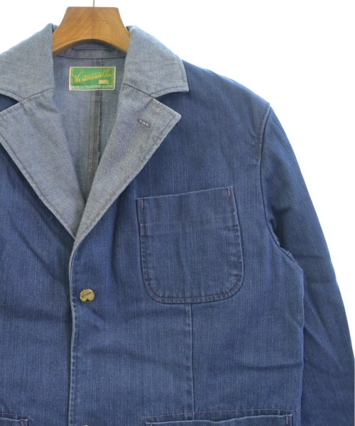 WESTOVERALLS（ウエストオーバーオールズ）カジュアルジャケット 青 サイズ:A/TYPE(S位) メンズ/2200460871020
