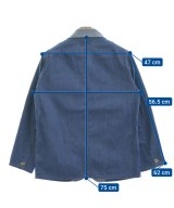 WESTOVERALLS（ウエストオーバーオールズ）カジュアルジャケット 青 サイズ:A/TYPE(S位) メンズ/2200460871020