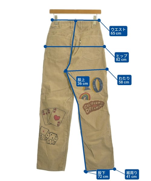 WESTOVERALLS（ウエストオーバーオールズ）その他 ベージュ サイズ:26(M位) レディース/2200642792105