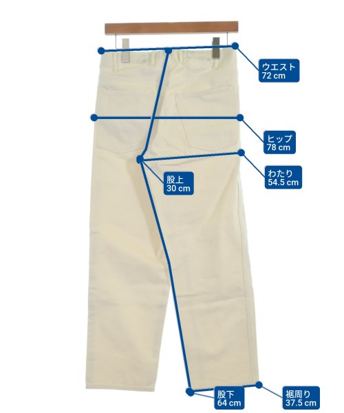 WESTOVERALLS（ウエストオーバーオールズ）チノパン ベージュ サイズ:28(S位) メンズ/2200632268061