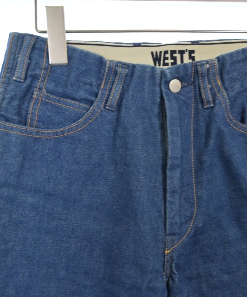 WESTOVERALLS（ウエストオーバーオールズ）デニムパンツ 青 サイズ:28(L位) レディース/2200619429119