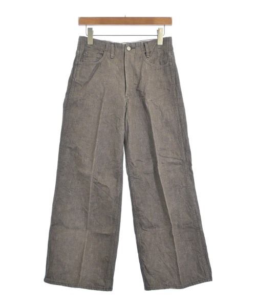 WESTOVERALLS(ウエストオーバーオールズ)デニムパンツ 茶 サイズ:27(M位)/2200672064074