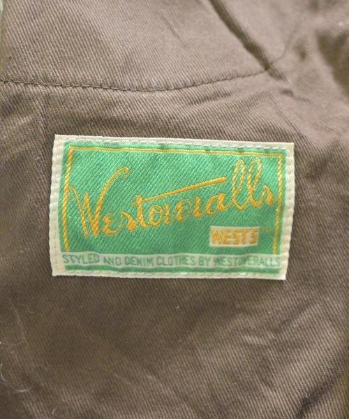 WESTOVERALLS（ウエストオーバーオールズ）デニムパンツ 茶 サイズ:27(M位) レディース/2200672064074