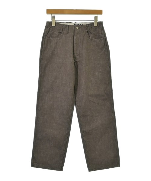 WESTOVERALLS(ウエストオーバーオールズ)デニムパンツ 茶 サイズ:28(S位)/2200698765542