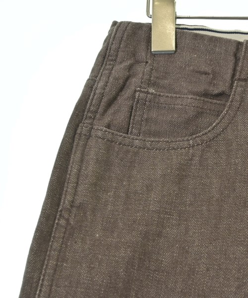 WESTOVERALLS（ウエストオーバーオールズ）デニムパンツ 茶 サイズ:28(S位) メンズ/2200698765542