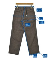 WESTOVERALLS（ウエストオーバーオールズ）デニムパンツ 茶 サイズ:28(S位) メンズ/2200698765542