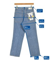 WESTOVERALLS（ウエストオーバーオールズ）デニムパンツ 青 サイズ:27(M位) レディース/2200711712218