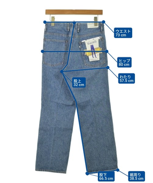 WESTOVERALLS（ウエストオーバーオールズ）デニムパンツ 青 サイズ:30(M位) メンズ/2200711712232