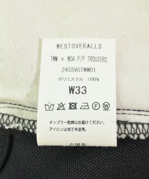 WESTOVERALLS（ウエストオーバーオールズ）その他 黒 サイズ:33(L位) メンズ/2200711712928
