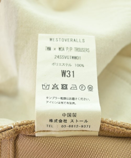 WESTOVERALLS（ウエストオーバーオールズ）その他 ベージュ サイズ:31(M位) メンズ/2200711712935