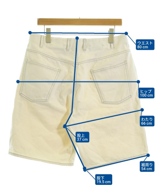 WESTOVERALLS（ウエストオーバーオールズ）ショートパンツ 白 サイズ:-(M位) メンズ/2200653651095