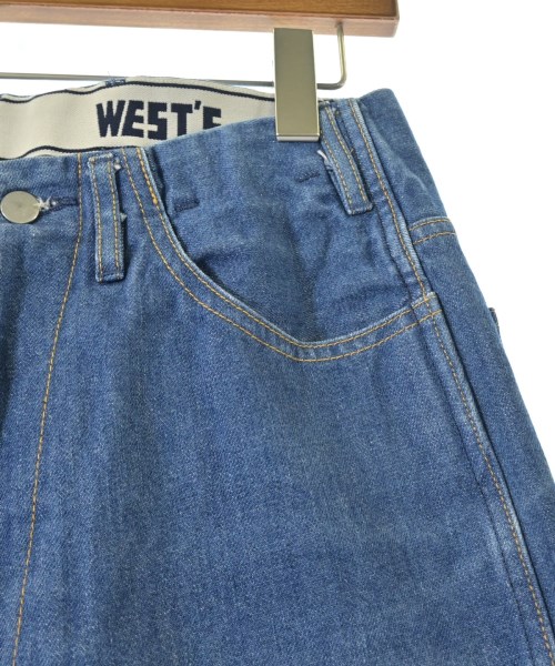 WESTOVERALLS（ウエストオーバーオールズ）デニムパンツ 青 サイズ:26(M位) レディース/2200701842086