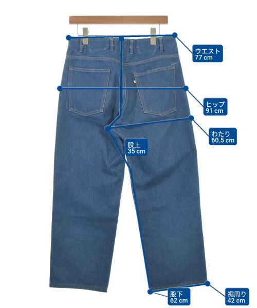 WESTOVERALLS（ウエストオーバーオールズ）デニムパンツ 青 サイズ:30(M位) メンズ/2200706855241
