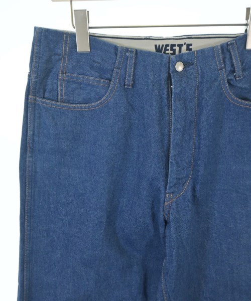 WESTOVERALLS（ウエストオーバーオールズ）デニムパンツ 青 サイズ:32(XXL位) レディース/2200707835020