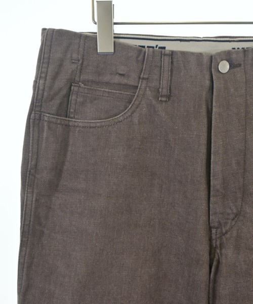 WESTOVERALLS（ウエストオーバーオールズ）デニムパンツ 茶 サイズ:32(XXL位) レディース/2200707835037