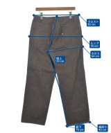 WESTOVERALLS（ウエストオーバーオールズ）デニムパンツ 茶 サイズ:32(XXL位) レディース/2200707835037