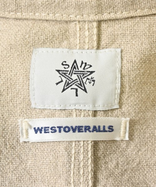WESTOVERALLS（ウエストオーバーオールズ）オールインワン/サロペット ベージュ サイズ:F レディース/2200680603036