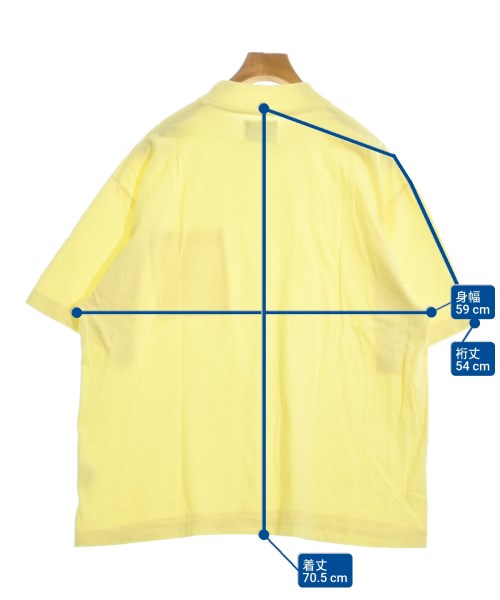 WESTOVERALLS（ウエストオーバーオールズ）Tシャツ・カットソー 黄 サイズ:F メンズ/2200683107104