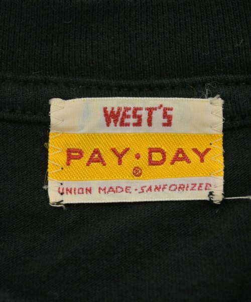 WESTOVERALLS（ウエストオーバーオールズ）Tシャツ・カットソー 黒 サイズ:-(XS位) メンズ/2200693184157