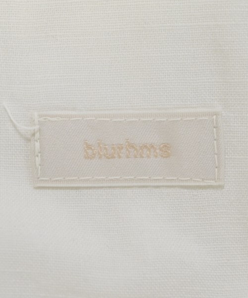 blurhms（ブラームス）シャツワンピース 白 サイズ:0(XS位) レディース/2200619070083