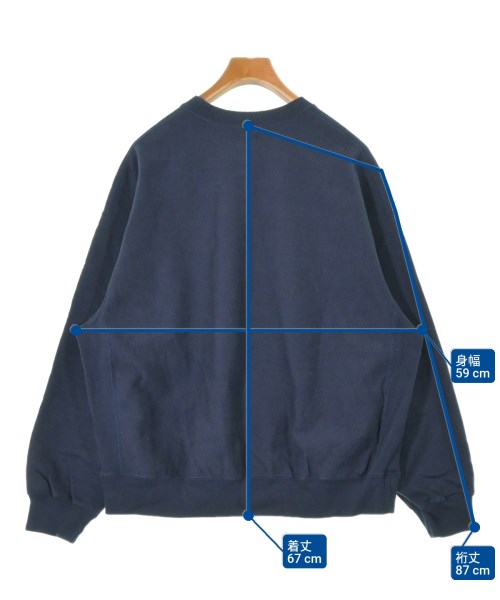 blurhms（ブラームス）スウェット 紺 サイズ:2(M位) メンズ/2200641470011