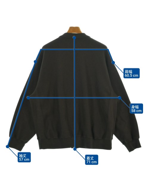 blurhms（ブラームス）スウェット 黒 サイズ:2(M位) メンズ/2200622670027