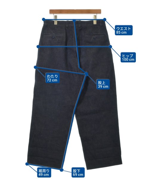 blurhms（ブラームス）デニムパンツ 紺 サイズ:3(L位) メンズ/2200616856437