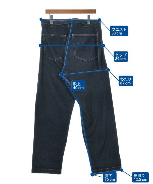 blurhms（ブラームス）デニムパンツ 紺 サイズ:3(L位) メンズ/2200633528065