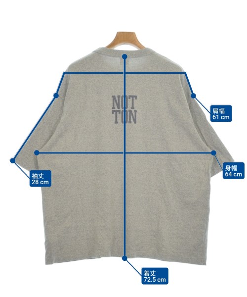 blurhms（ブラームス）Tシャツ・カットソー グレー サイズ:4(XL位) メンズ/2200614814026