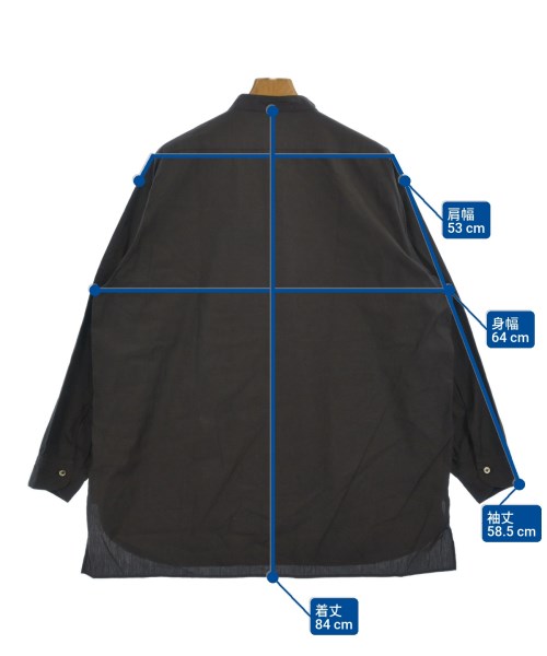 blurhms（ブラームス）カジュアルシャツ 茶 サイズ:3(L位) メンズ/2200620822039