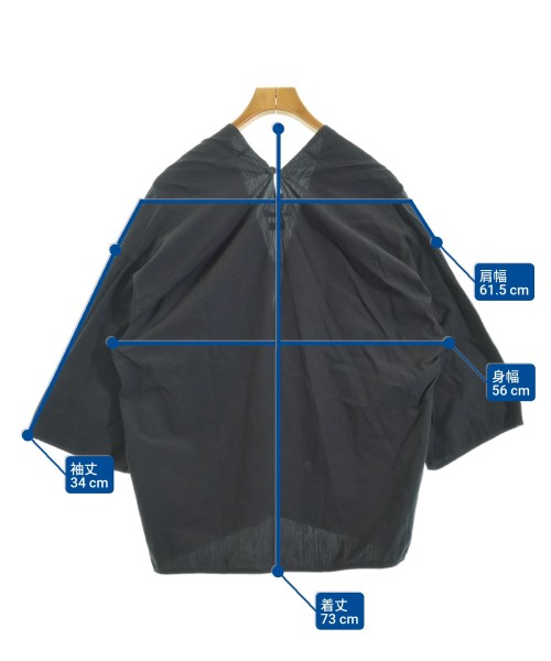 blurhms（ブラームス）カジュアルシャツ 黒 サイズ:4(XL位) メンズ/2200663357215