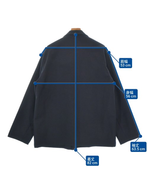 blurhms（ブラームス）テーラードジャケット 紺 サイズ:4(XL位) メンズ/2200675282017