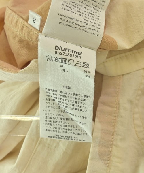 blurhms（ブラームス）カジュアルシャツ 黄 サイズ:3(L位) メンズ/2200676007022