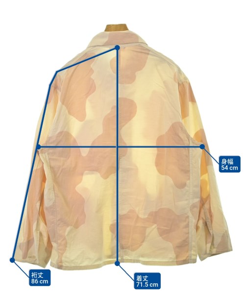 blurhms（ブラームス）カジュアルシャツ 黄 サイズ:3(L位) メンズ/2200676007022