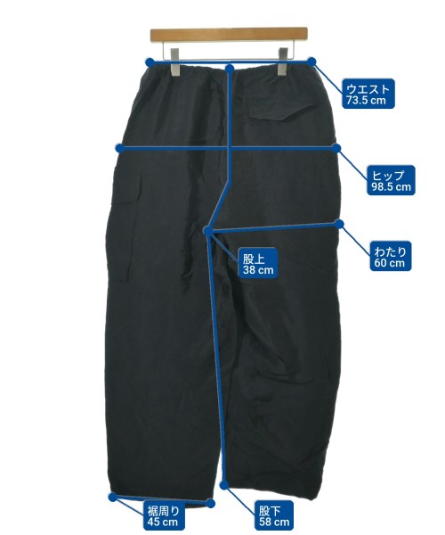 blurhms（ブラームス）カーゴパンツ 黒 サイズ:3(L位) メンズ/2200653984209