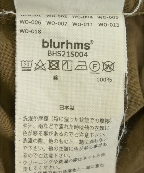 blurhms（ブラームス）カジュアルシャツ 茶 サイズ:3(L位) メンズ/2200714152103