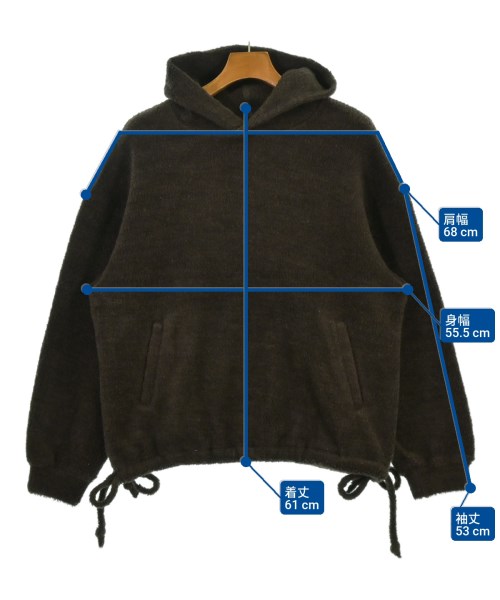 blurhms（ブラームス）パーカー 茶 サイズ:2(M位) メンズ/2200645615012