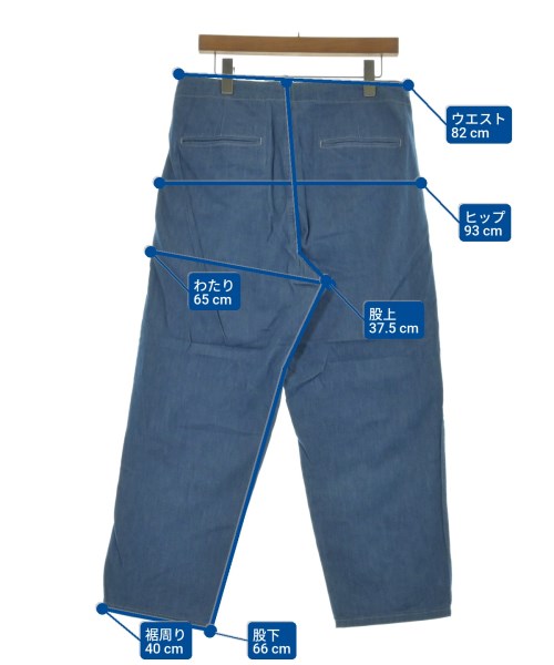 blurhms（ブラームス）デニムパンツ 青 サイズ:2(M位) メンズ/2200659182029