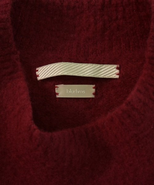 blurhms（ブラームス）ニット・セーター 赤 サイズ:3(L位) メンズ/2200664743055
