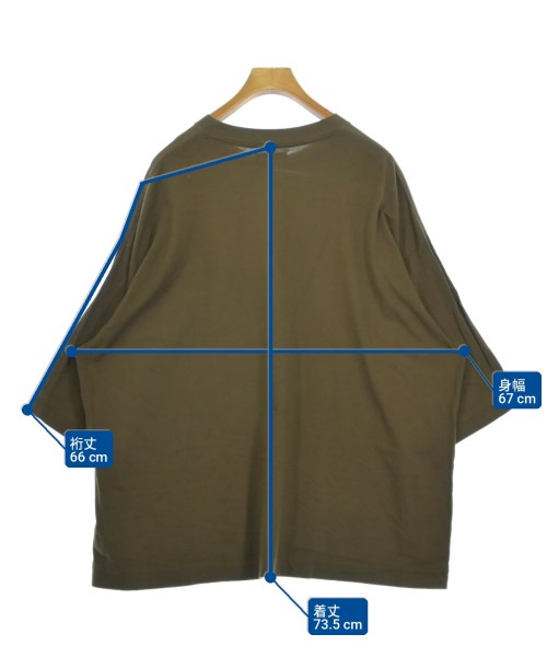 blurhms（ブラームス）Tシャツ・カットソー カーキ サイズ:-(XXL位) メンズ/2200721214580