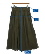 AU GARCONS（オーギャルソン）ロング・マキシ丈スカート カーキ サイズ:F レディース/2200644999021