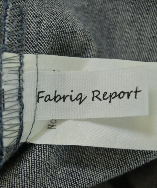 FABRIQ REPORT（ファブリックレポート）オールインワン/サロペット 紺 サイズ:F レディース/2200717604029