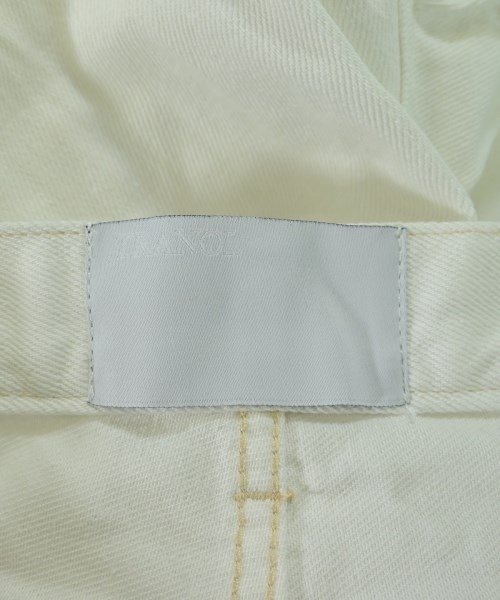 TRANOI（トラノイ）デニムパンツ 白 サイズ:1(S位) レディース/2200622231051