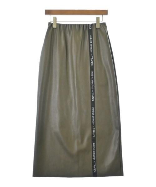 TRANOI(トラノイ)ロング・マキシ丈スカート カーキ サイズ:1(S位)/2200671903114