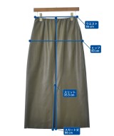 TRANOI（トラノイ）ロング・マキシ丈スカート カーキ サイズ:1(S位) レディース/2200671903114